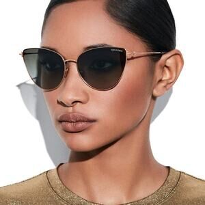 New, TOM FORD Anais-02 Sunglasses TF1005 28B Authentic